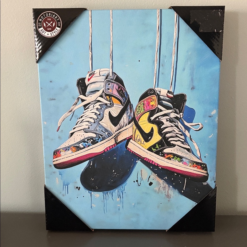 NotoriArt Nike Air Jordan 1 Retro High OG Graffiti CANVAS - NWT
